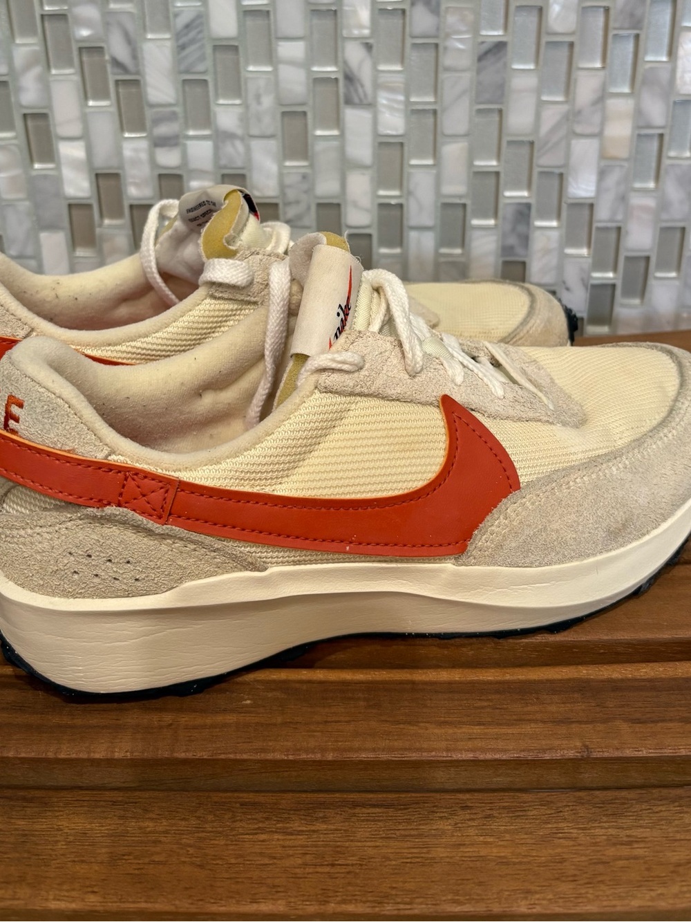 Nike Waffle Debut VTG Muslin Campfire Orange DX2931-100 Women's Size 8.5 Sneaker